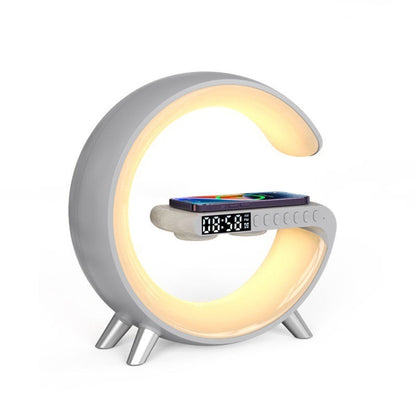 New Intelligent Bluetooth Speaker Projection Lamp Wireless Rechargeable Bedside Night Light Sunrise Wake-Up Lamp Polar Atmosphere Table Lamp - Free Shipping - aurelia-clothing-8955