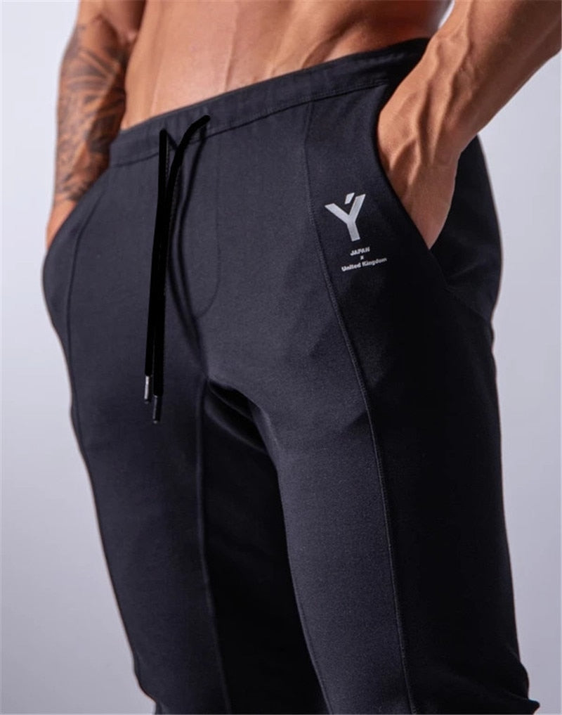 New Jogging Pants Men Sport Sweatpants Running Pants GYM Pants Men Joggers Cotton Trackpants Slim Fit Pants Bodybuilding Trouser - Free Shipping - aurelia-clothing-8955
