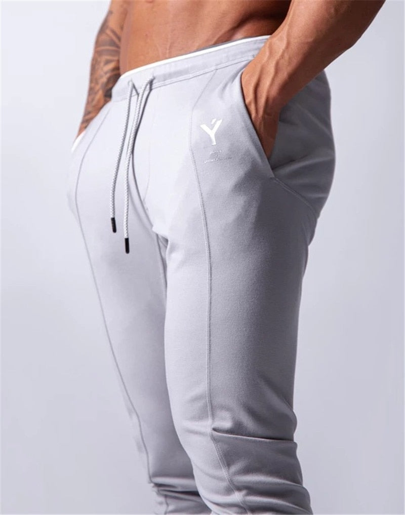 New Jogging Pants Men Sport Sweatpants Running Pants GYM Pants Men Joggers Cotton Trackpants Slim Fit Pants Bodybuilding Trouser - Free Shipping - aurelia-clothing-8955