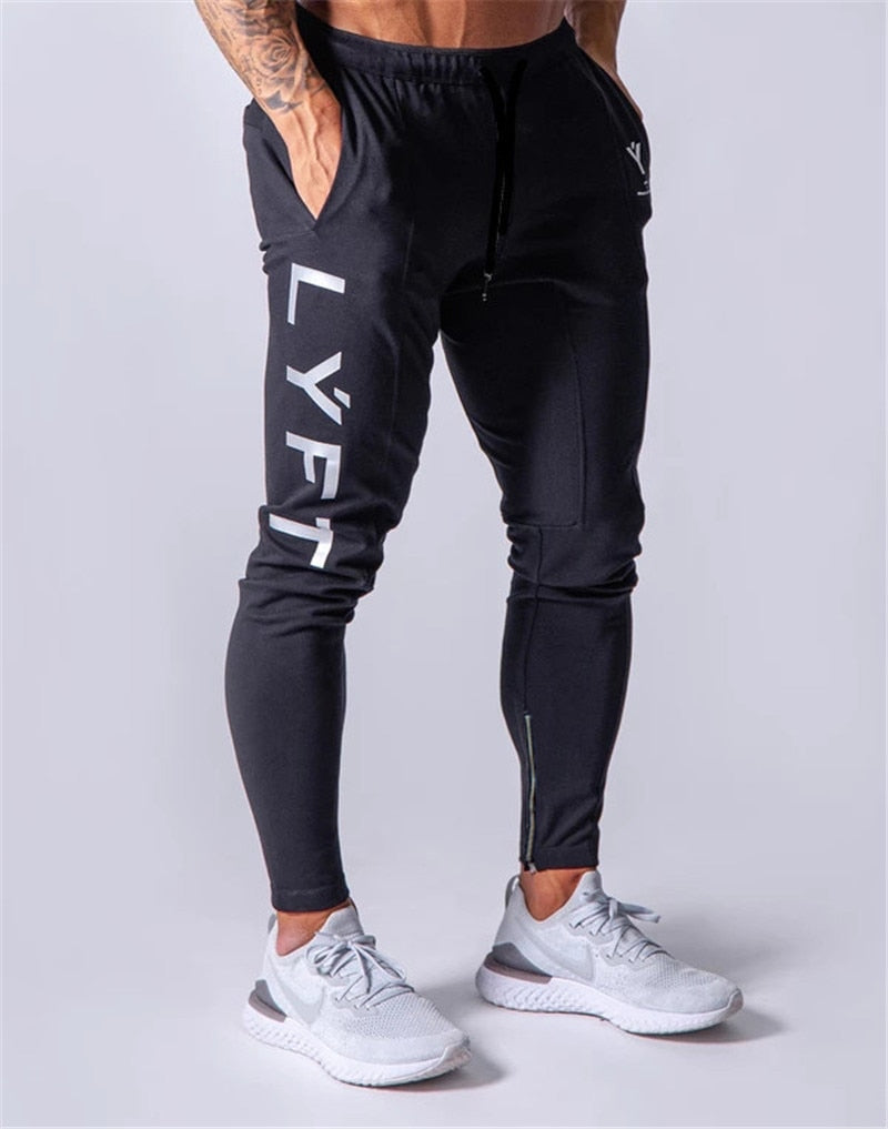New Jogging Pants Men Sport Sweatpants Running Pants GYM Pants Men Joggers Cotton Trackpants Slim Fit Pants Bodybuilding Trouser - Free Shipping - aurelia-clothing-8955