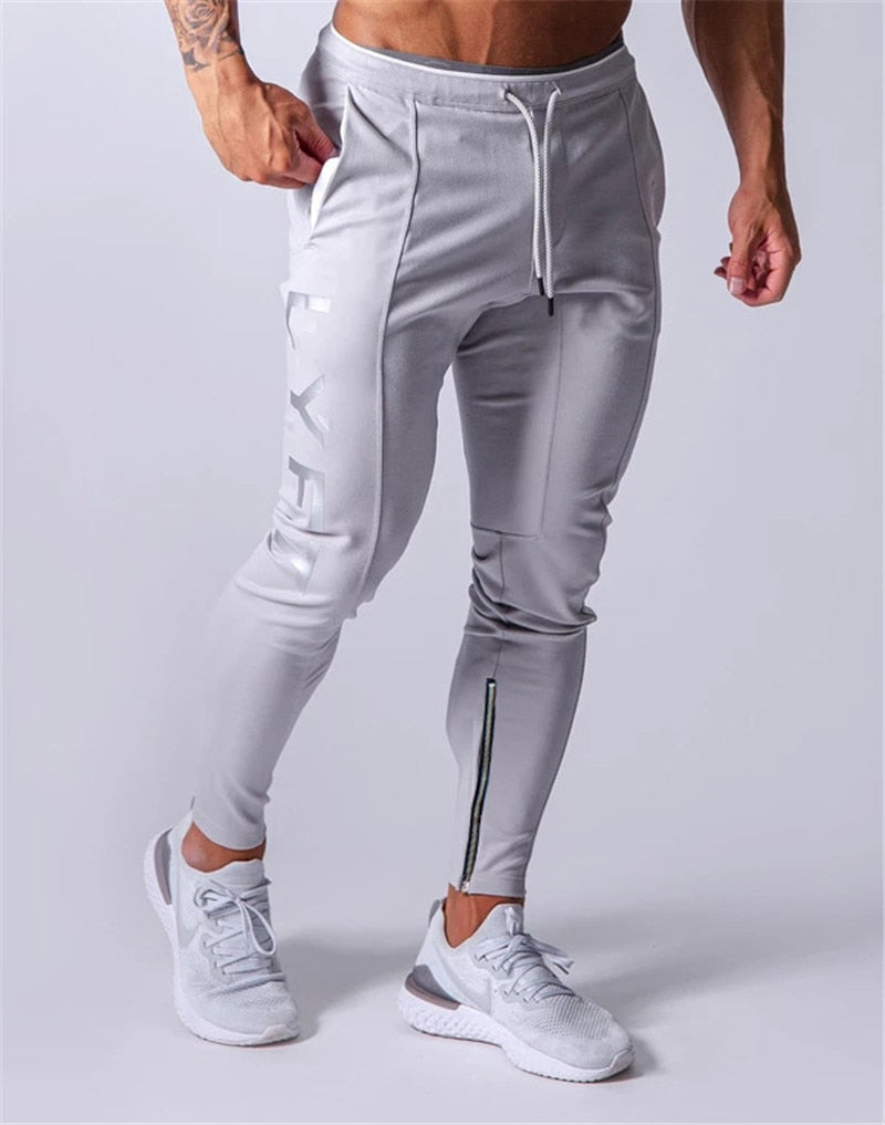 New Jogging Pants Men Sport Sweatpants Running Pants GYM Pants Men Joggers Cotton Trackpants Slim Fit Pants Bodybuilding Trouser - Free Shipping - aurelia-clothing-8955