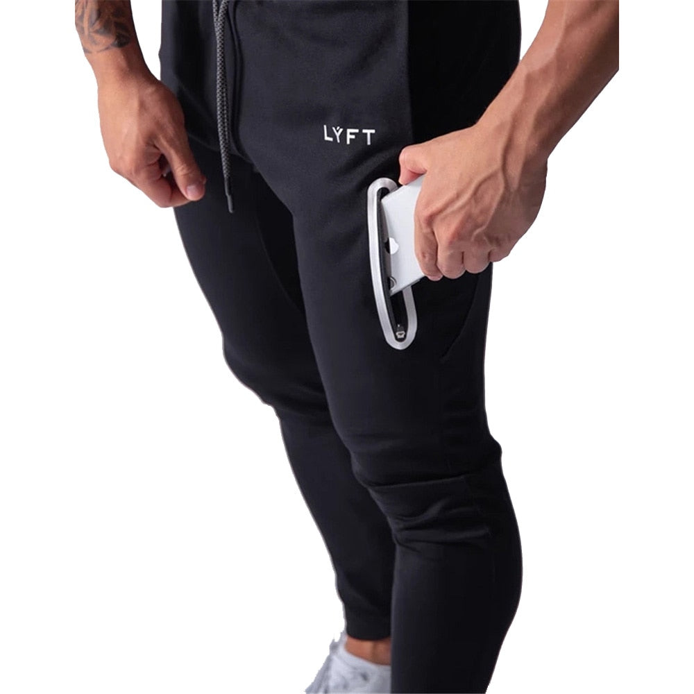 New Jogging Pants Men Sport Sweatpants Running Pants Men Joggers Cotton Trackpants Slim Fit Pants Bodybuilding Trouser - Free Shipping - aurelia-clothing-8955