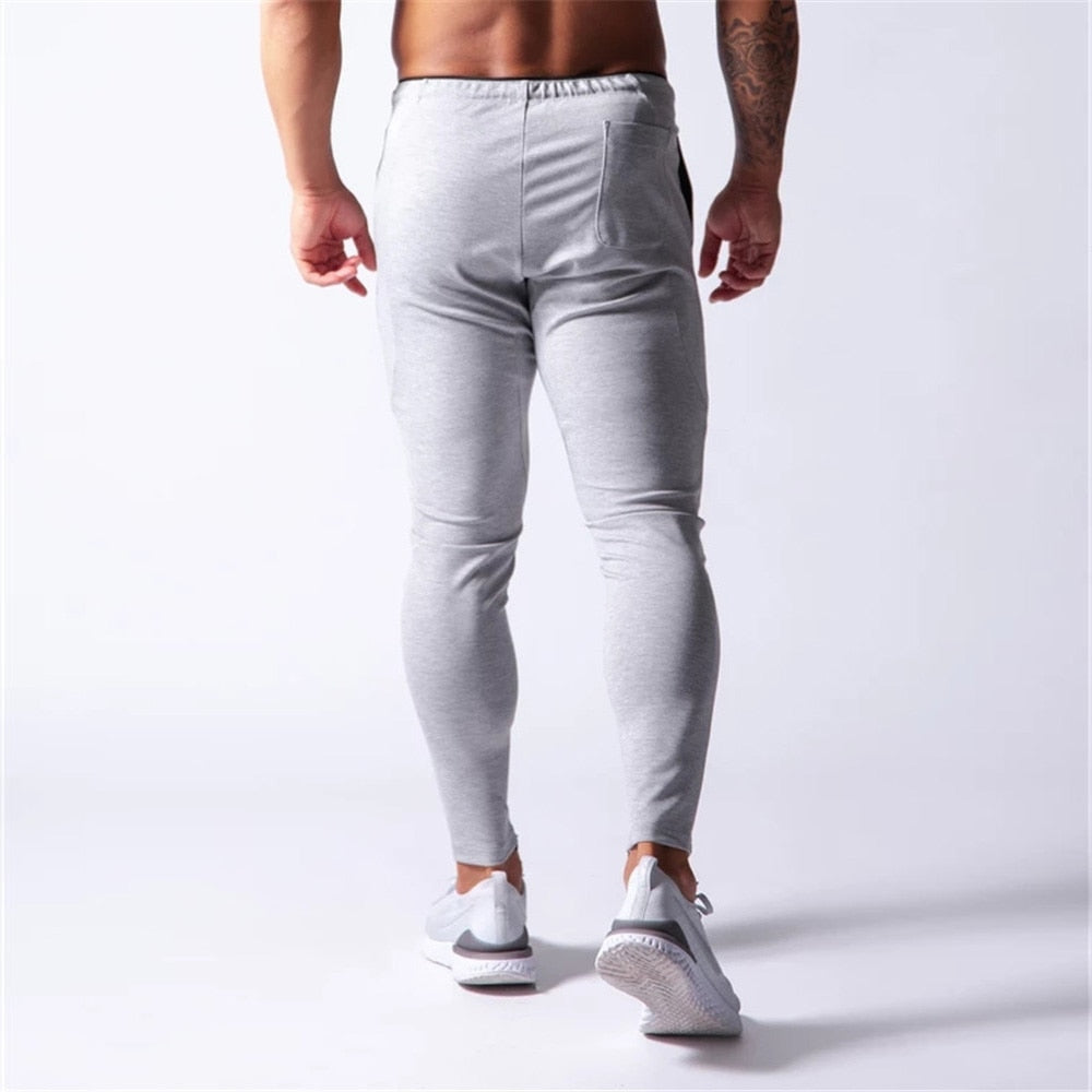 New Jogging Pants Men Sport Sweatpants Running Pants Men Joggers Cotton Trackpants Slim Fit Pants Bodybuilding Trouser - Free Shipping - aurelia-clothing-8955