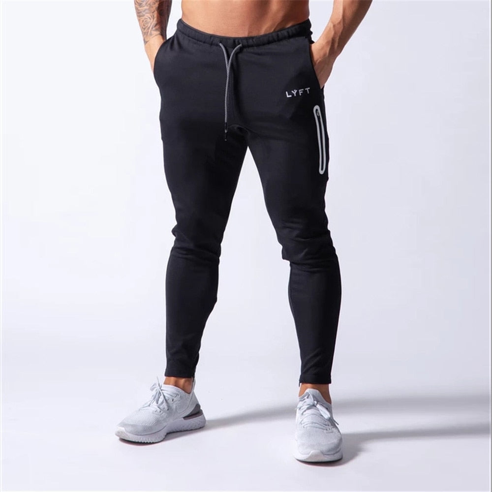 New Jogging Pants Men Sport Sweatpants Running Pants Men Joggers Cotton Trackpants Slim Fit Pants Bodybuilding Trouser - Free Shipping - aurelia-clothing-8955