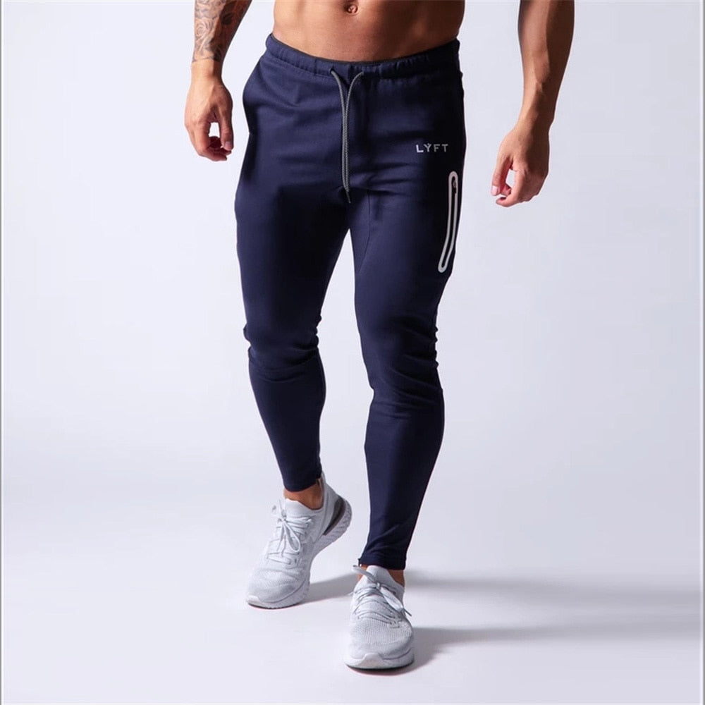 New Jogging Pants Men Sport Sweatpants Running Pants Men Joggers Cotton Trackpants Slim Fit Pants Bodybuilding Trouser - Free Shipping - aurelia-clothing-8955