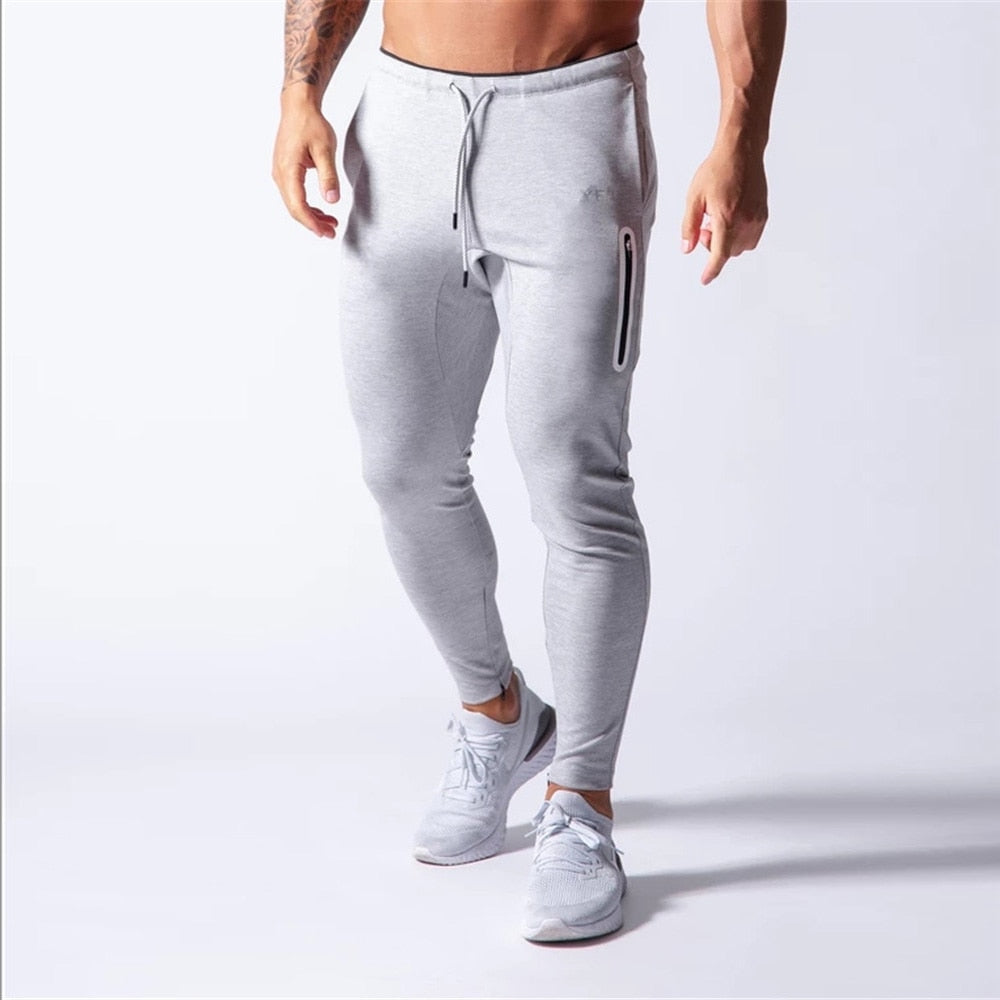 New Jogging Pants Men Sport Sweatpants Running Pants Men Joggers Cotton Trackpants Slim Fit Pants Bodybuilding Trouser - Free Shipping - aurelia-clothing-8955