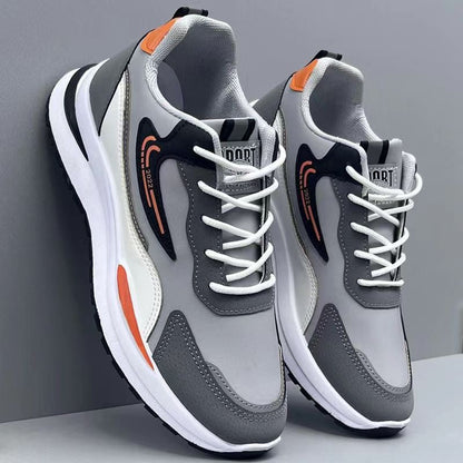 New Large Mens Shoes Sports Casual Shoes Mesh Breathable Shoes Black Mens Shoes - Free Shipping - aurelia-clothing-8955