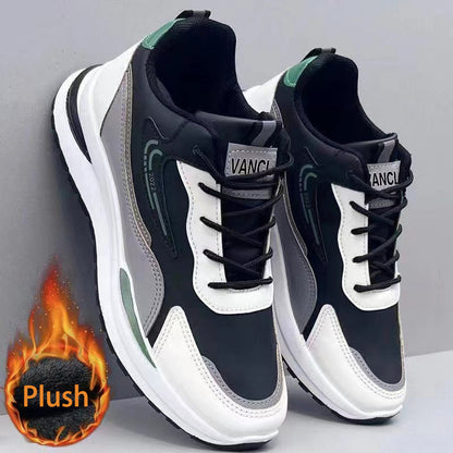 New Large Mens Shoes Sports Casual Shoes Mesh Breathable Shoes Black Mens Shoes - Free Shipping - aurelia-clothing-8955