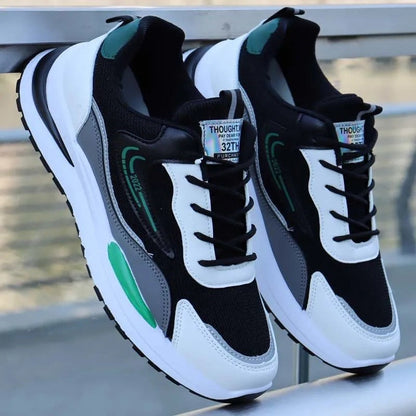 New Large Mens Shoes Sports Casual Shoes Mesh Breathable Shoes Black Mens Shoes - Free Shipping - aurelia-clothing-8955