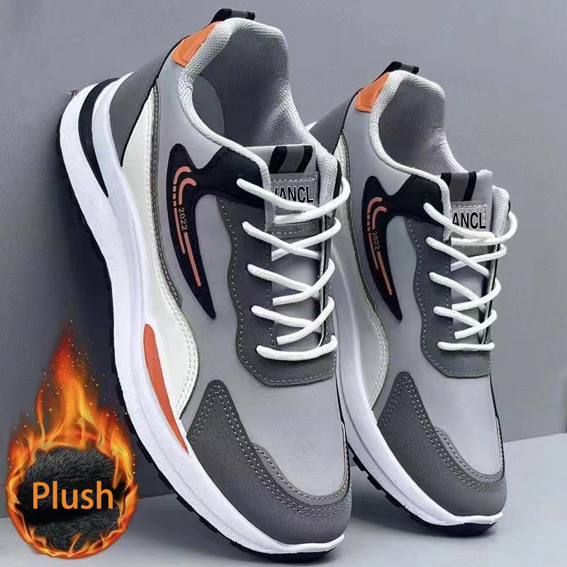 New Large Mens Shoes Sports Casual Shoes Mesh Breathable Shoes Black Mens Shoes - Free Shipping - aurelia-clothing-8955