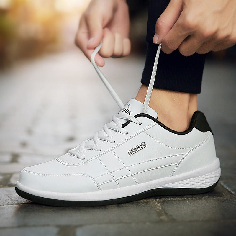 New Mens Shoes Large Leather Super Light Sports Shoes Casual Student Board Shoes Running Shoes - Free Shipping - aurelia-clothing-8955
