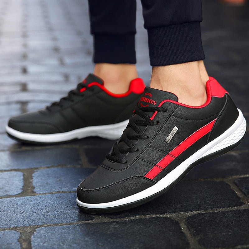 New Mens Shoes Large Leather Super Light Sports Shoes Casual Student Board Shoes Running Shoes - Free Shipping - aurelia-clothing-8955