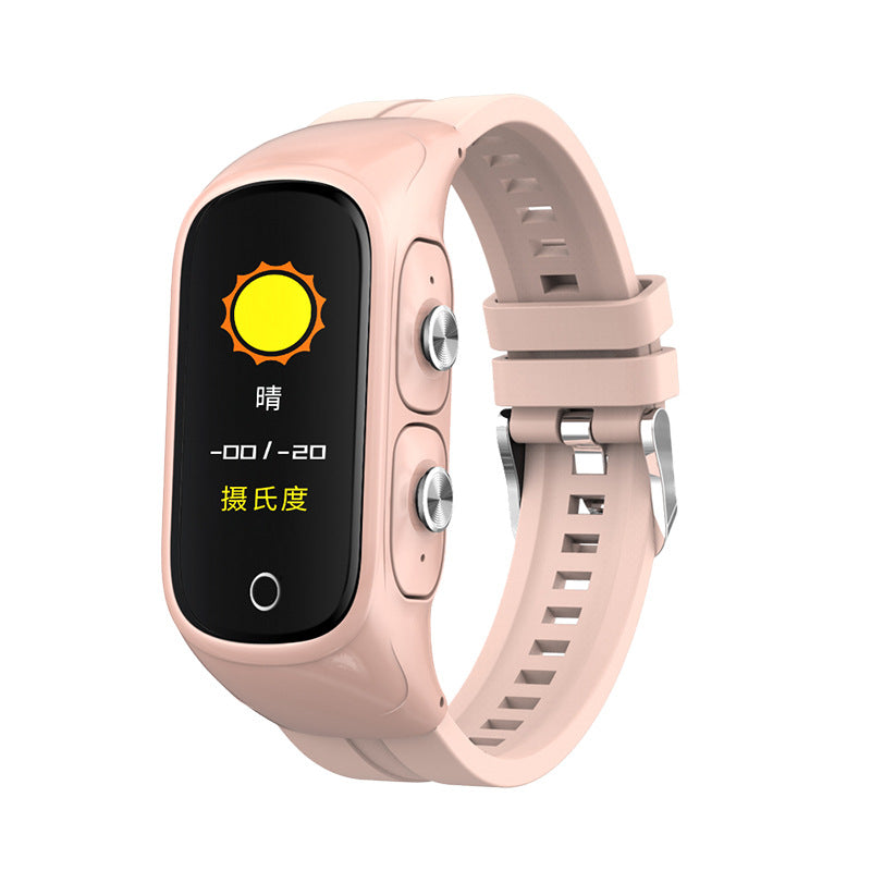 New N8 Smart Bracelet Pair Ear Bluetooth Headset Two-In-One Sports Watch - Free Shipping - aurelia-clothing-8955