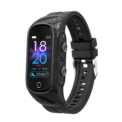 New N8 Smart Bracelet Pair Ear Bluetooth Headset Two-In-One Sports Watch - Free Shipping - aurelia-clothing-8955