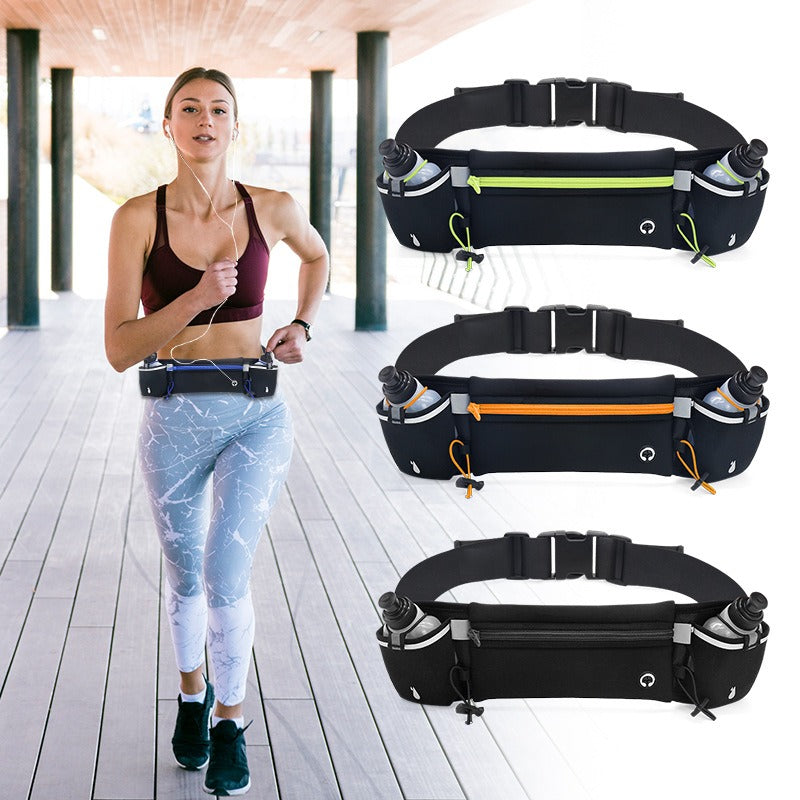 New Outdoor Sports Waist Bag Fitness Multi functional Water Bottle Bag Close fitting Running Phone Waist Bag Marathon Bag - Free Shipping - aurelia-clothing-8955