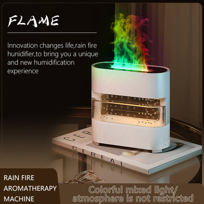 New Products Rain Cloud Fire Humidifier Water Drip Novedades  Rain Water Diffuser Fire Flame Humidifier Aroma Diffuser - Free Shipping - aurelia-clothing-8955