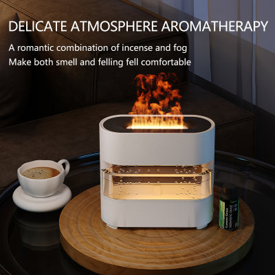 New Products Rain Cloud Fire Humidifier Water Drip Novedades  Rain Water Diffuser Fire Flame Humidifier Aroma Diffuser - Free Shipping - aurelia-clothing-8955