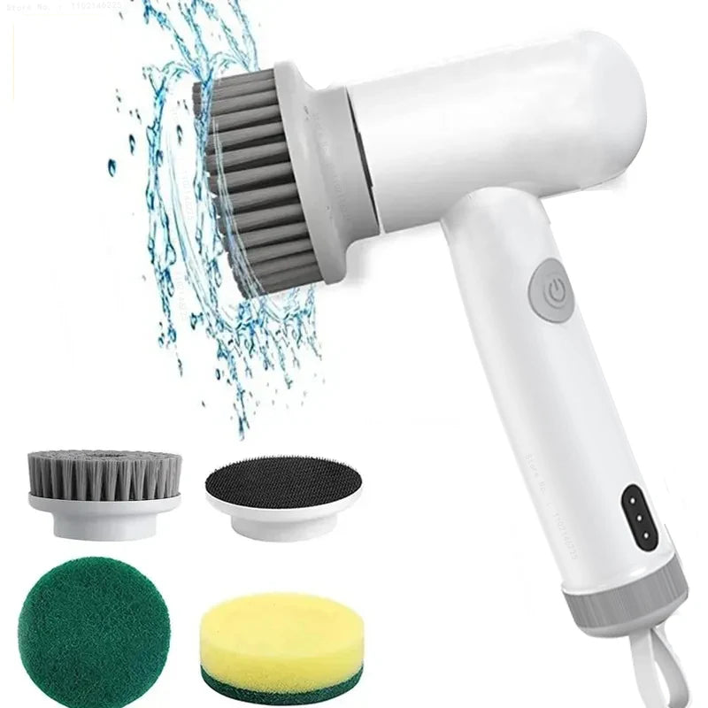 New Wireless Electric Cleaning Brush Housework Kitchen Dishwashing Brush Bathtub Tile Professional Cleaning Brush - Free Shipping - aurelia-clothing-8955