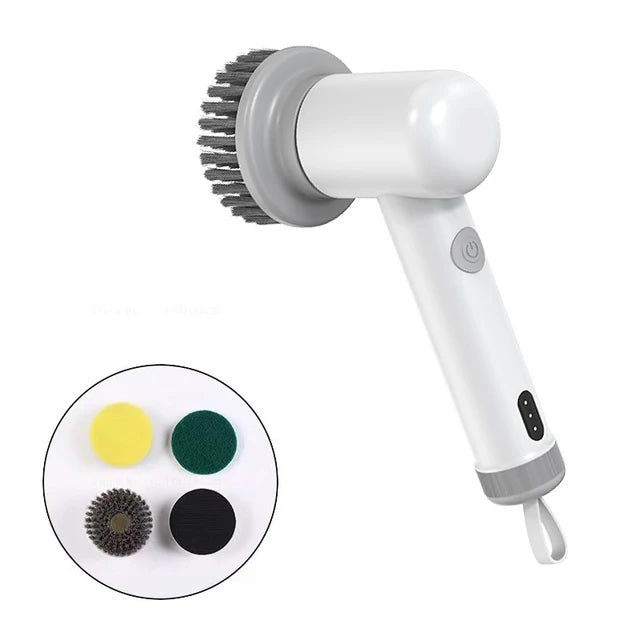 New Wireless Electric Cleaning Brush Housework Kitchen Dishwashing Brush Bathtub Tile Professional Cleaning Brush - Free Shipping - aurelia-clothing-8955
