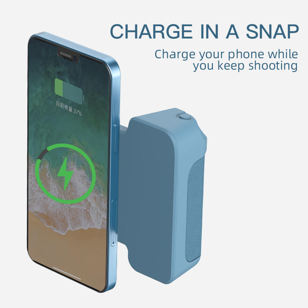 New mobile phone photo magnetic suction wireless charging stand Bluetooth Desktop lazy charging rack selfie stick  - Free Shipping - aurelia-clothing-8955