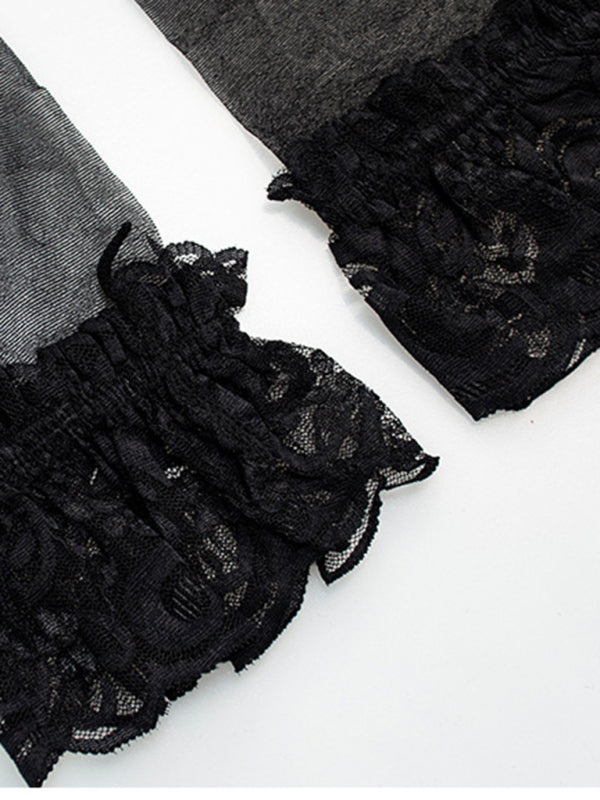New sexy lingerie garter belt three-piece uniform set - Free Shipping - aurelia-clothing-8955
