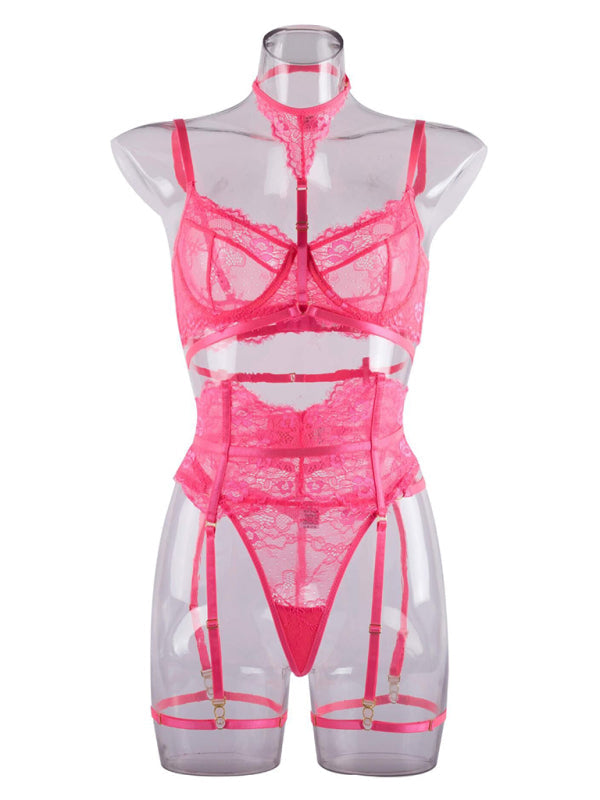 New style sexy sexy womens lace split underwear set - Free Shipping - aurelia-clothing-8955