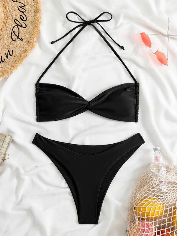 New womens adjustable strap sexy leopard print bikini two-piece  - Free Shipping - aurelia-clothing-8955