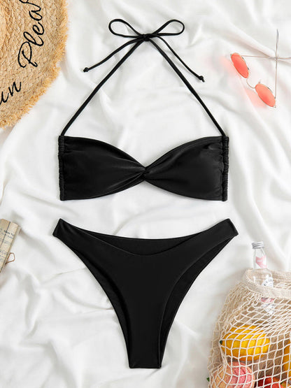 New womens adjustable strap sexy leopard print bikini two-piece  - Free Shipping - aurelia-clothing-8955
