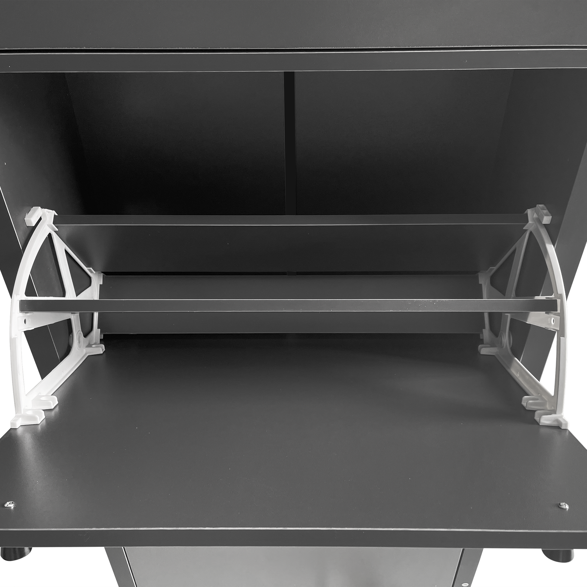ONTREND functional with 2 flipped drawers, top shoe cabinet with adjustable panel, independent shoe rack, gray - Free Shipping - aurelia-clothing-8955