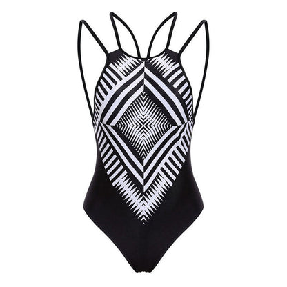 One Piece Padded Bra Bikini Women Swimsuit Bandage Push up Swimwear Bathing Suit-in Body Suits - Free Shipping - aurelia-clothing-8955