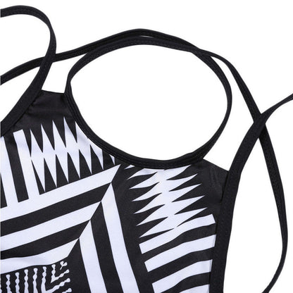 One Piece Padded Bra Bikini Women Swimsuit Bandage Push up Swimwear Bathing Suit-in Body Suits - Free Shipping - aurelia-clothing-8955