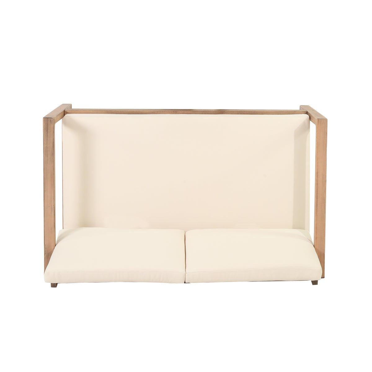 Outdoor Acacia Wood Loveseat and Coffee-Free Shipping - aurelia-clothing-8955