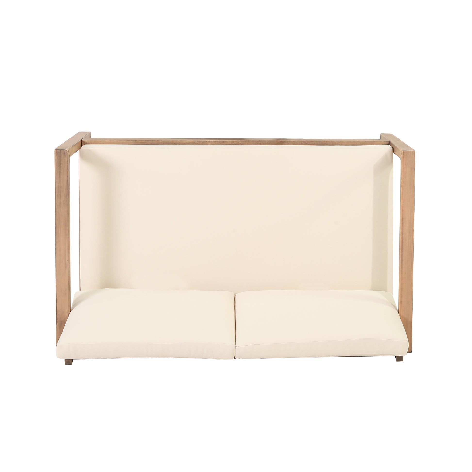 Outdoor Acacia Wood Loveseat and Coffee-Free Shipping - aurelia-clothing-8955