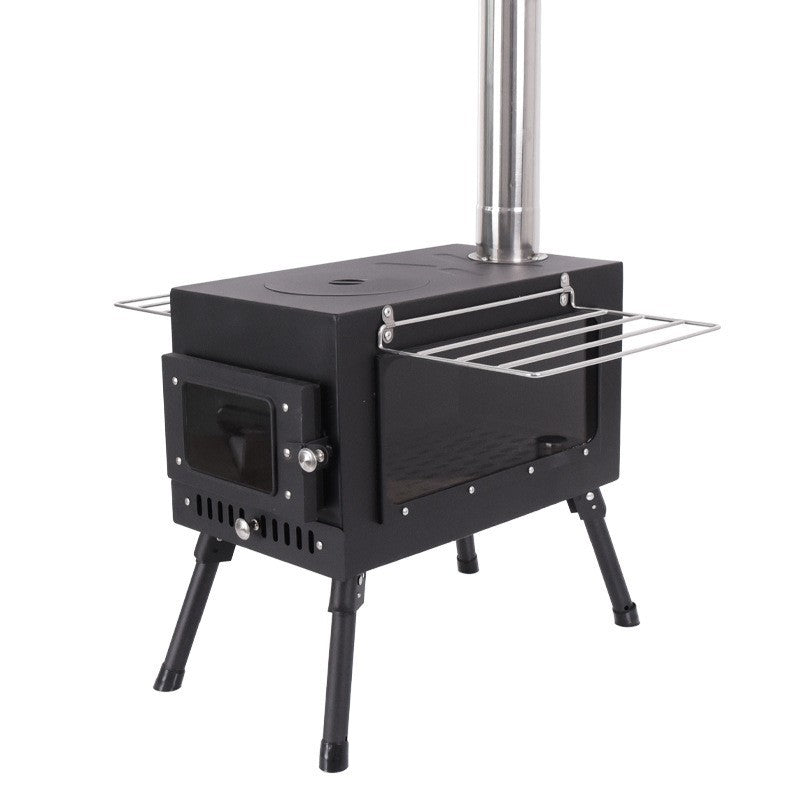 Outdoor Courtyard Firewood Stove Carbon Steel Portable Foldable Wood Camping Stove For Outdoor Tents - Free Shipping - aurelia-clothing-8955