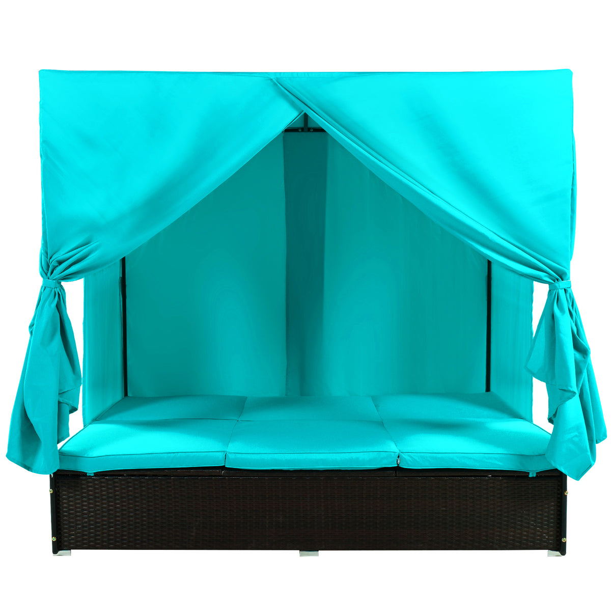 Outdoor Double Chaise Lounge Daybed-Free Shipping - aurelia-clothing-8955