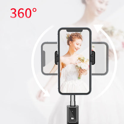 Outdoor Portable With Internet Celebrity Live Selfie Artifact 360° Rotating Shooting Tripod Bluetooth Integrated Selfie Stick - Free Shipping - aurelia-clothing-8955