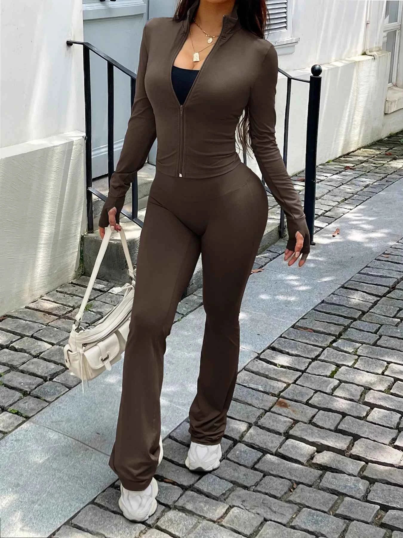 Outerwear and Pants Active Set-Free Shipping - aurelia-clothing-8955
