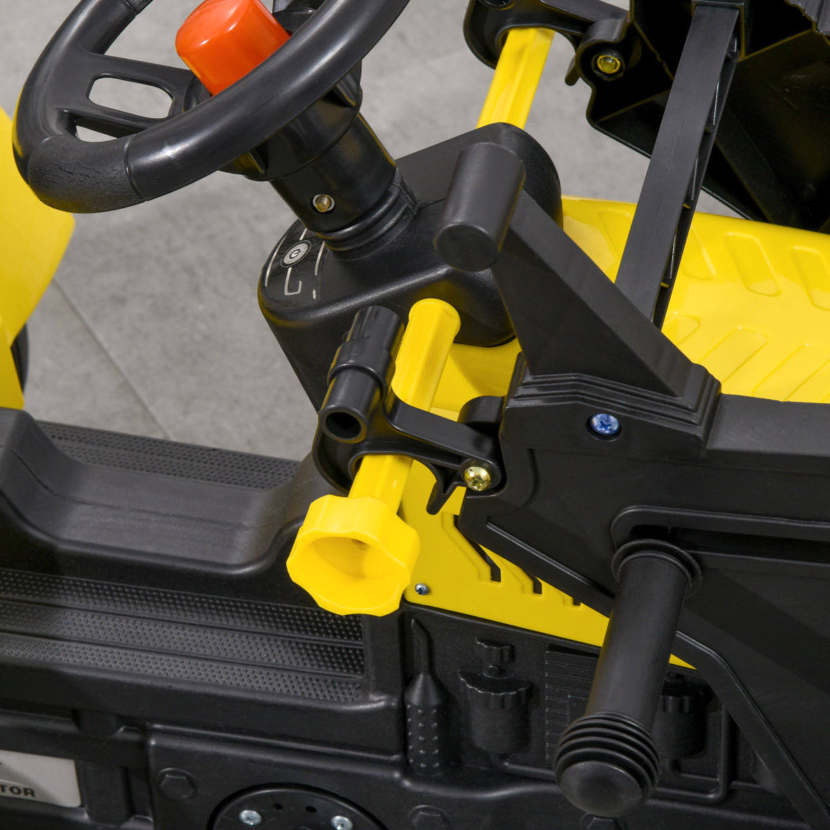 Pedal Ride-On Excavator with Front Loader Digger-Free Shipping - aurelia-clothing-8955