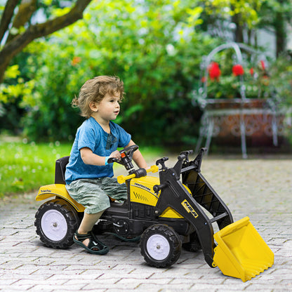 Pedal Ride-On Excavator with Front Loader Digger-Free Shipping - aurelia-clothing-8955