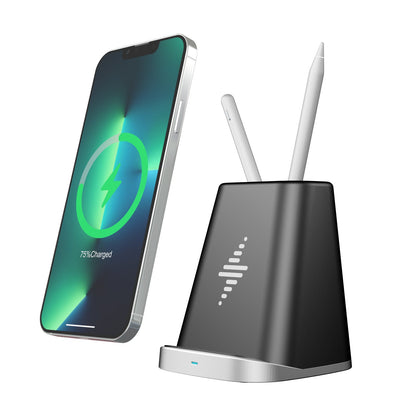 Pen Holder Wireless Charger For Apple iPhone1312Pro Mobile Phone Samsung S21NOTE20 Wireless Charger - Free Shipping - aurelia-clothing-8955