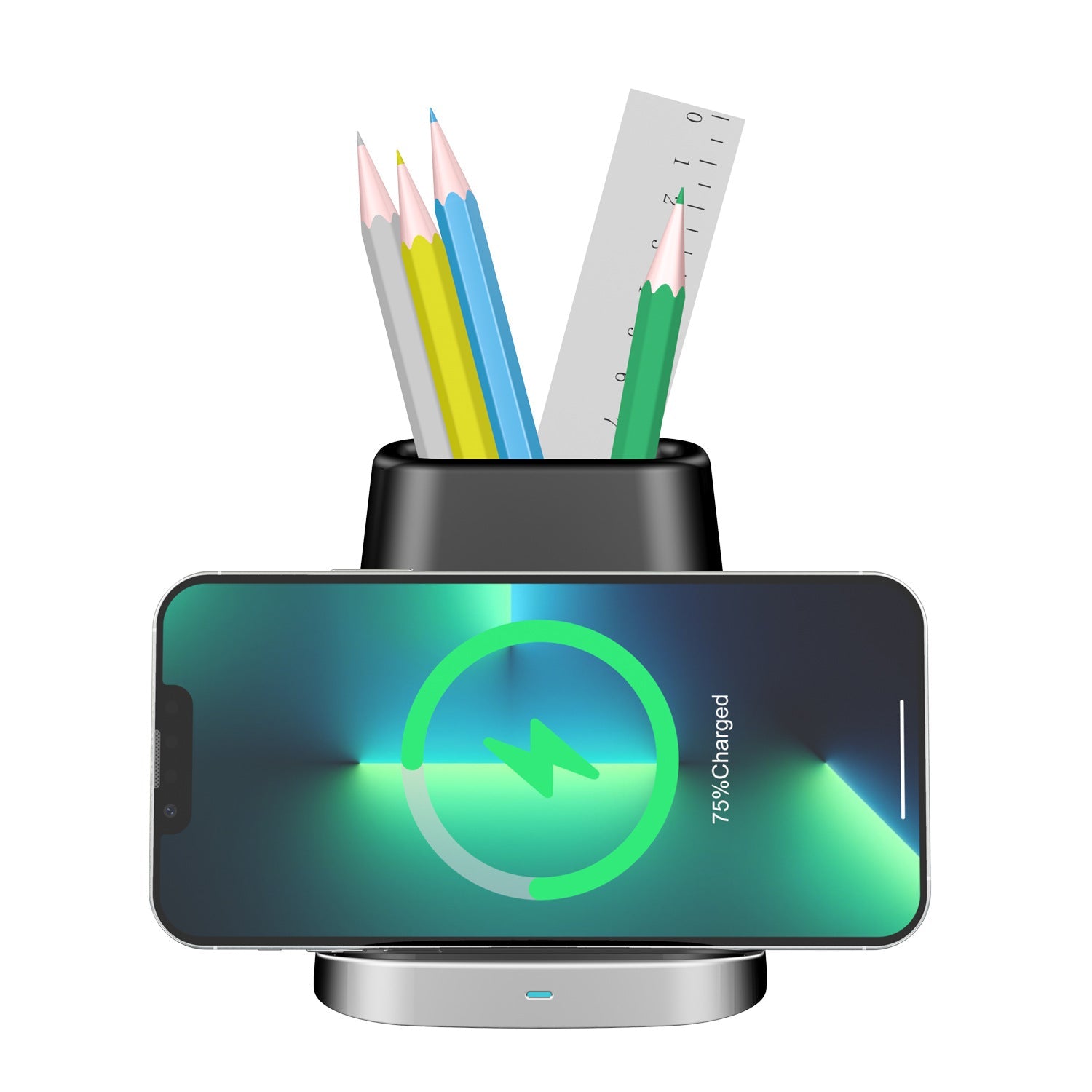 Pen Holder Wireless Charger For Apple iPhone1312Pro Mobile Phone Samsung S21NOTE20 Wireless Charger - Free Shipping - aurelia-clothing-8955