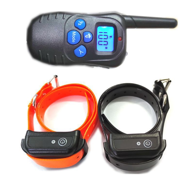 Pet Training Collar Anti Barking Device Waterproof Rechargeable Electric Shock Dog Training Collar With Remote Control - Free Shipping - aurelia-clothing-8955