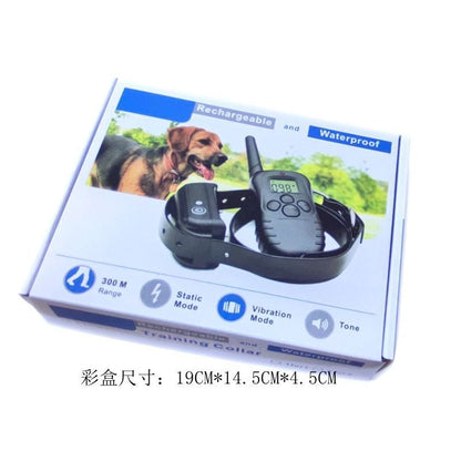 Pet Training Collar Anti Barking Device Waterproof Rechargeable Electric Shock Dog Training Collar With Remote Control - Free Shipping - aurelia-clothing-8955