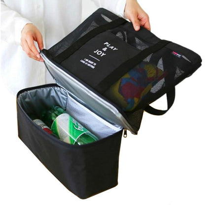 Picnic Cooler Bag Portable Food Beer Cooler Multifunction Hands Baby Diaper Bags Bottles Food Organizer Ice Bag - Free Shipping - aurelia-clothing-8955