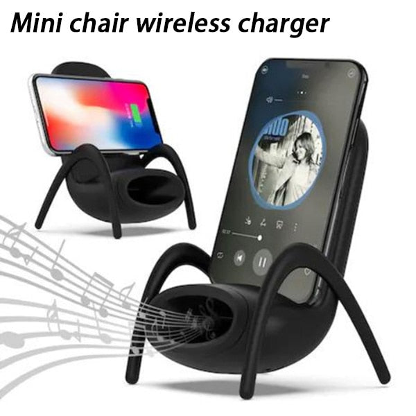 Portable Mini Chair Wireless Charger Supply For All Phones Multipurpose Phone Stand  - Free Shipping - aurelia-clothing-8955