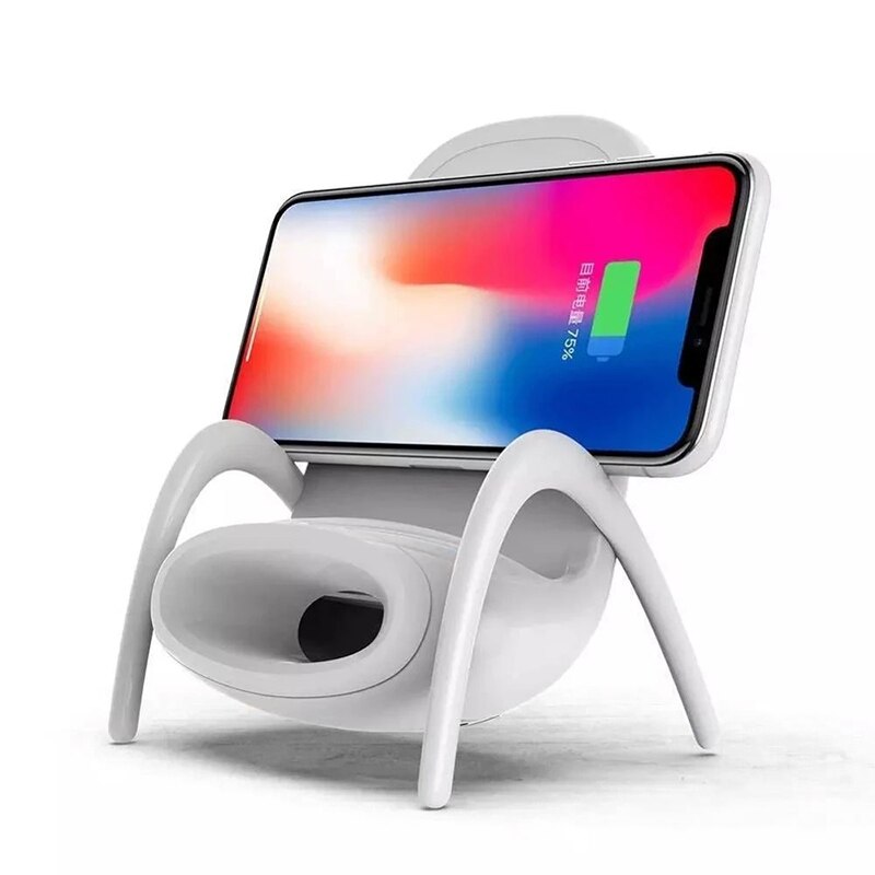 Portable Mini Chair Wireless Charger Supply For All Phones Multipurpose Phone Stand  - Free Shipping - aurelia-clothing-8955