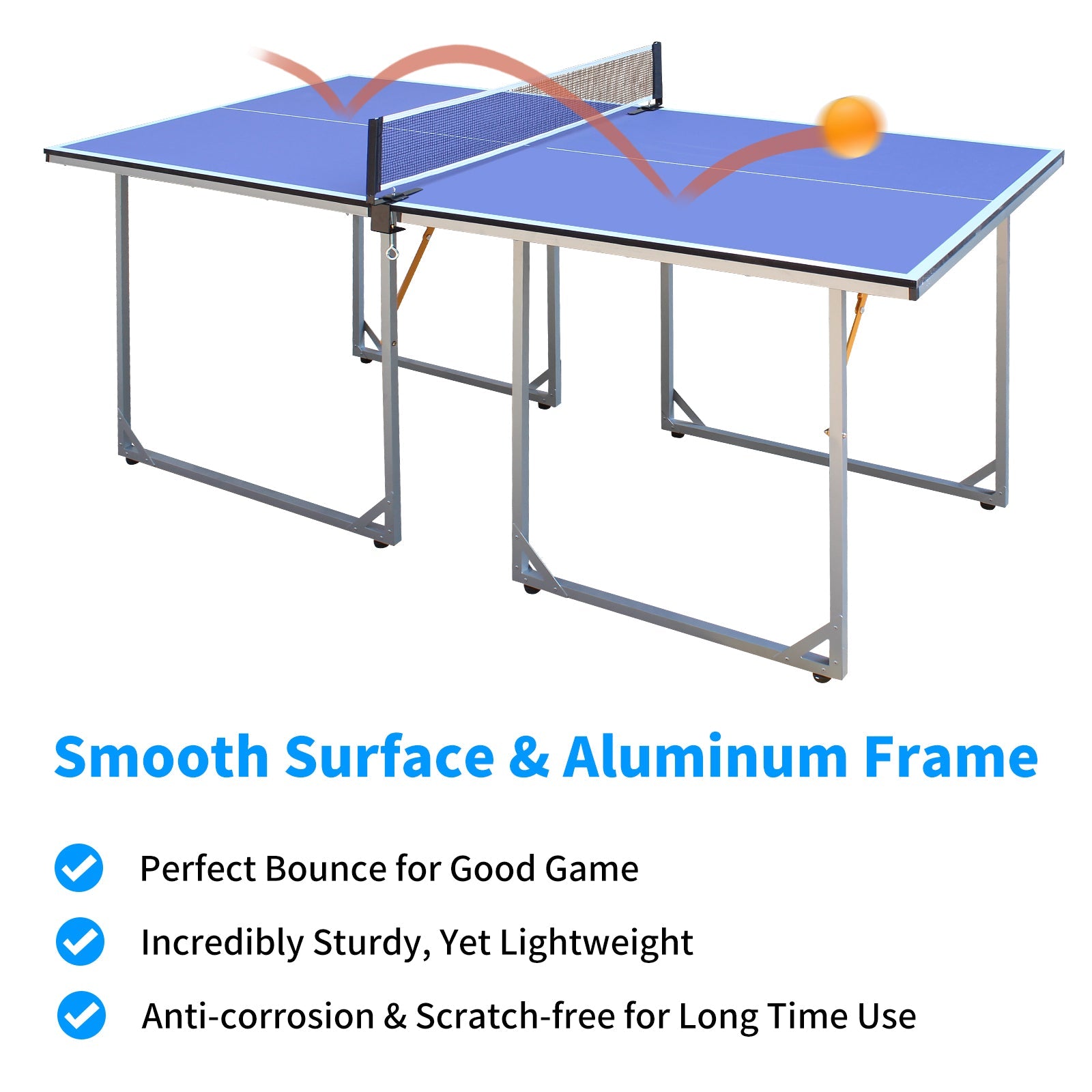 Portable Ping Pong Table-Free Shipping - aurelia-clothing-8955