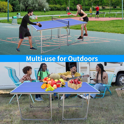 Portable Ping Pong Table-Free Shipping - aurelia-clothing-8955