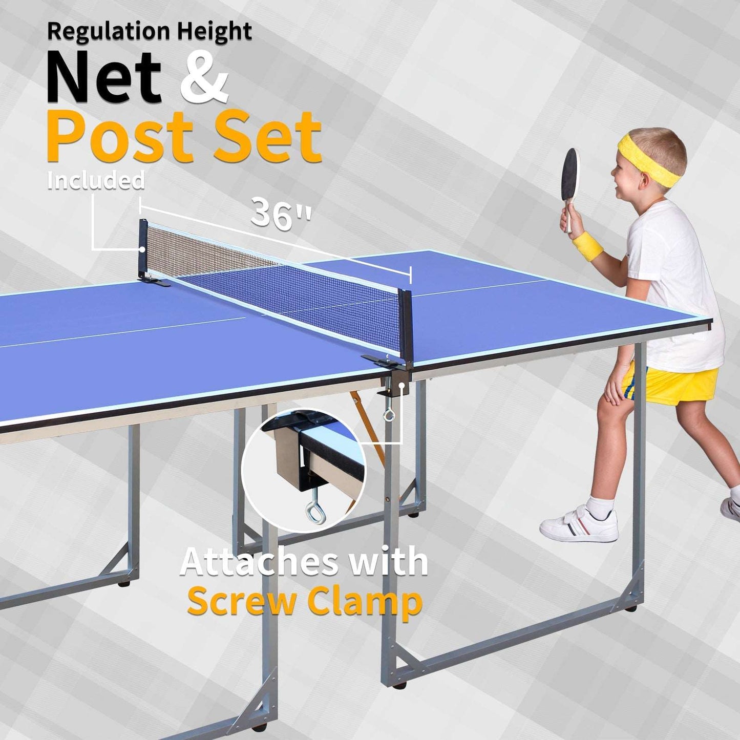Portable Ping Pong Table-Free Shipping - aurelia-clothing-8955