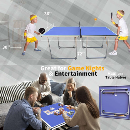 Portable Ping Pong Table-Free Shipping - aurelia-clothing-8955